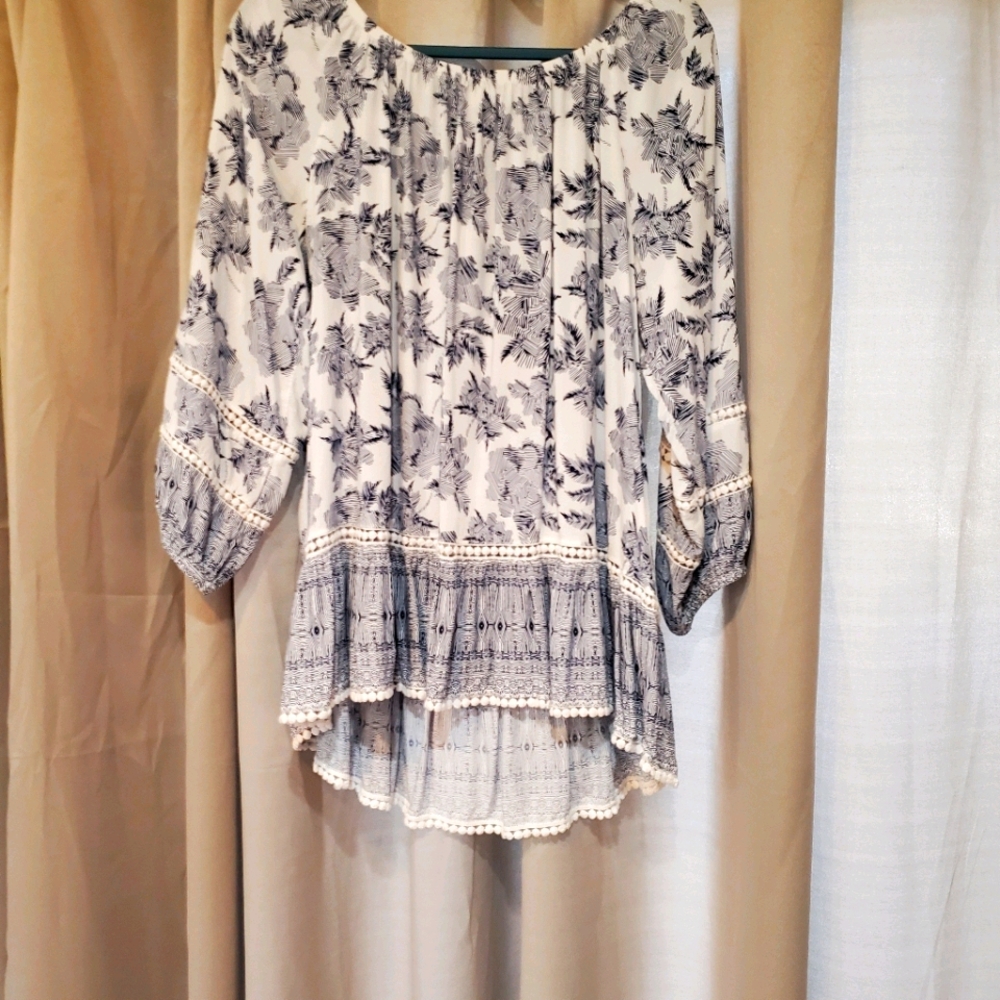 3/4 lenth sleeve blouse